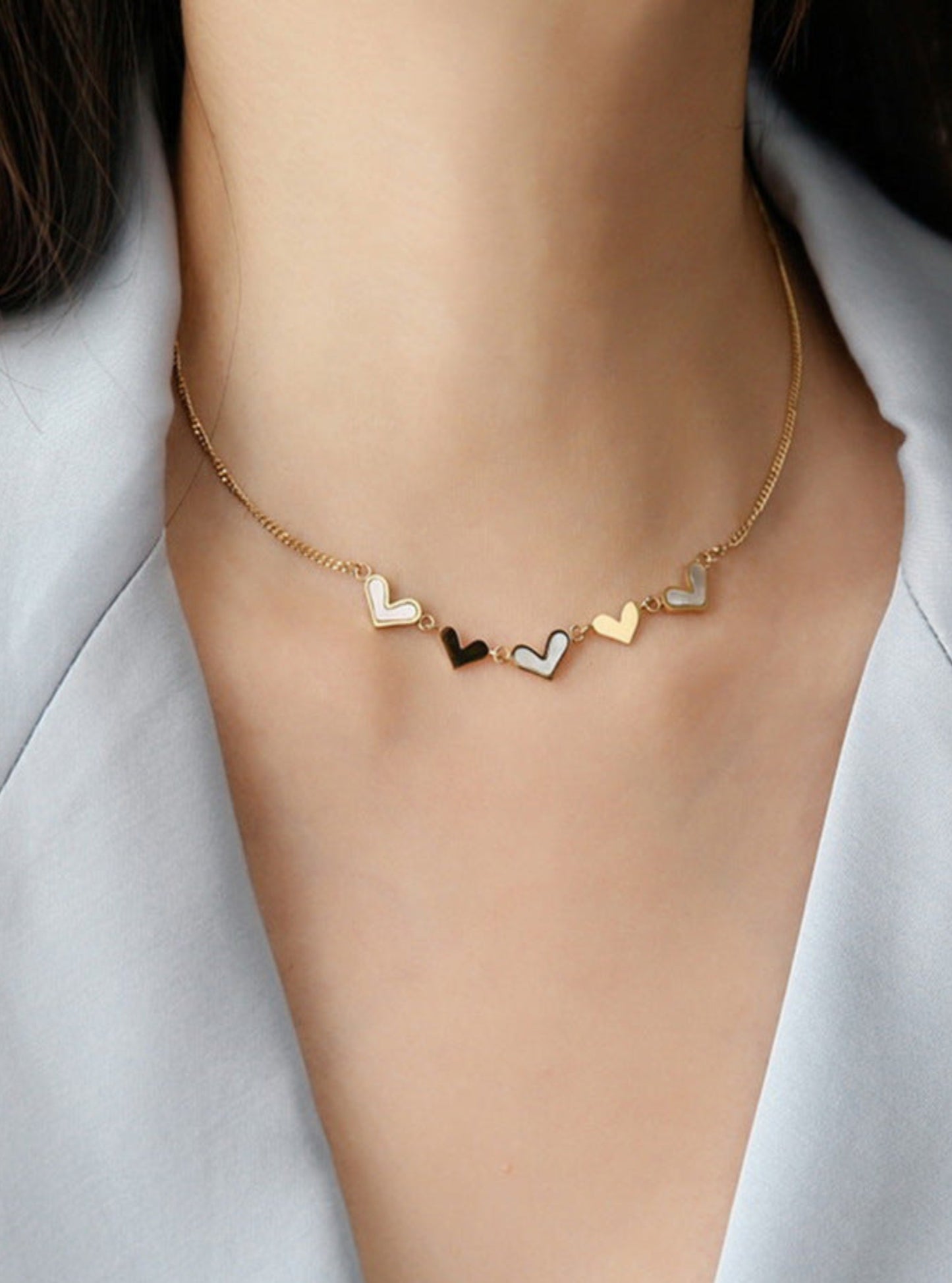 Smile Hearts Necklace