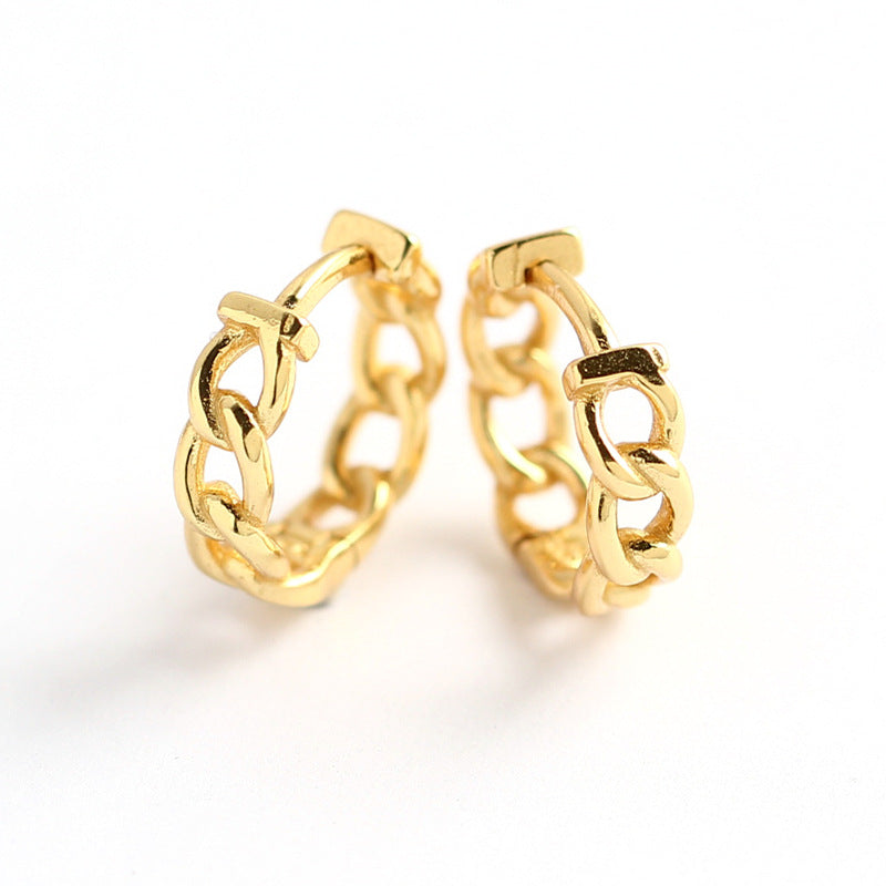 Circular Chain Hoops