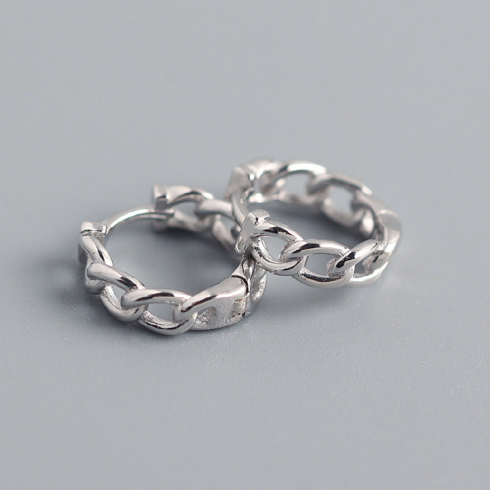 Circular Chain Hoops