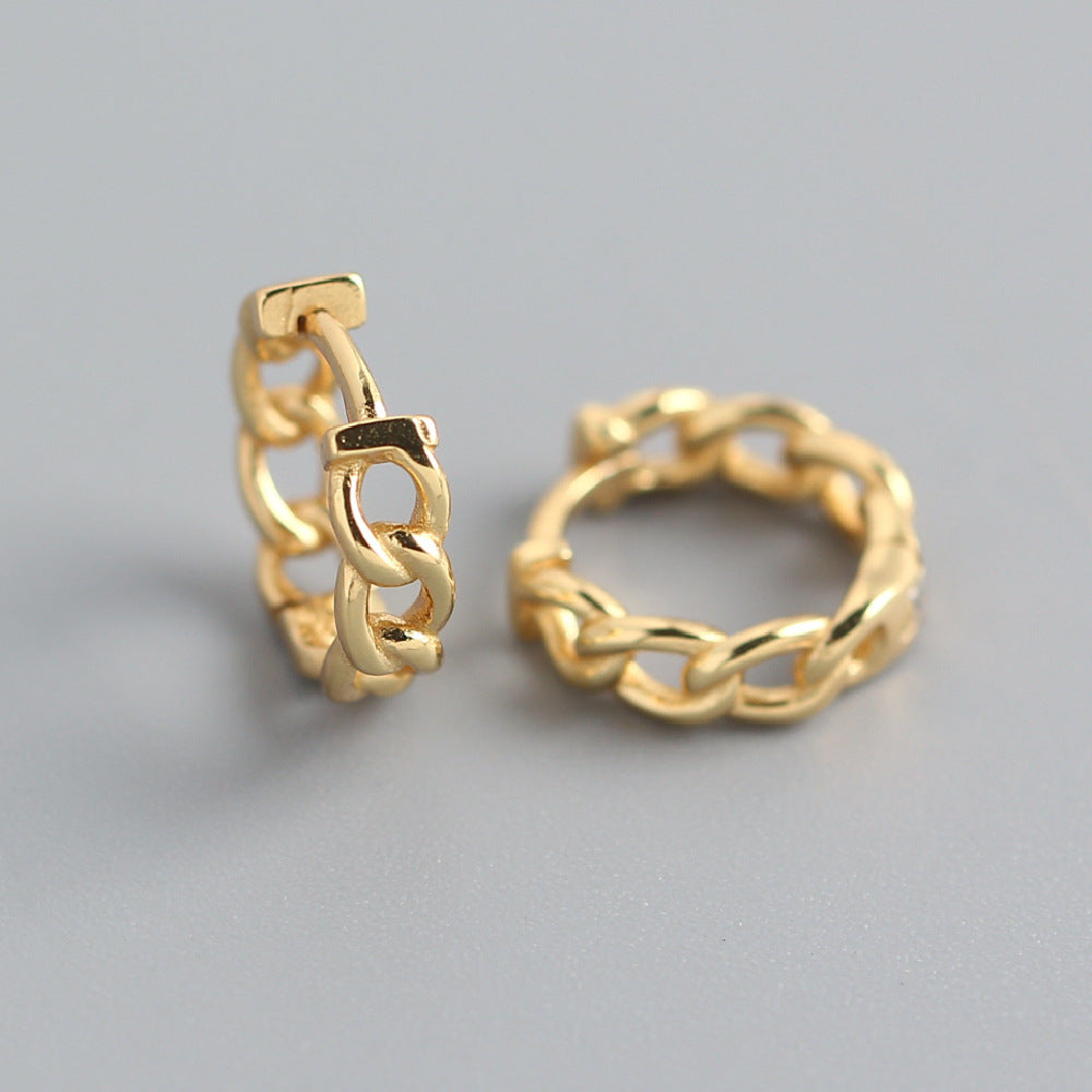 Circular Chain Hoops