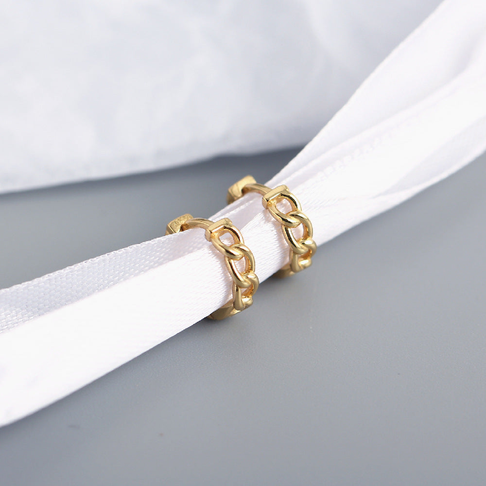 Circular Chain Hoops