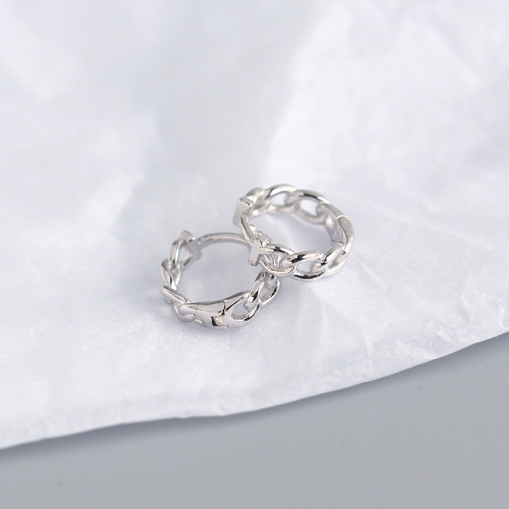Circular Chain Hoops