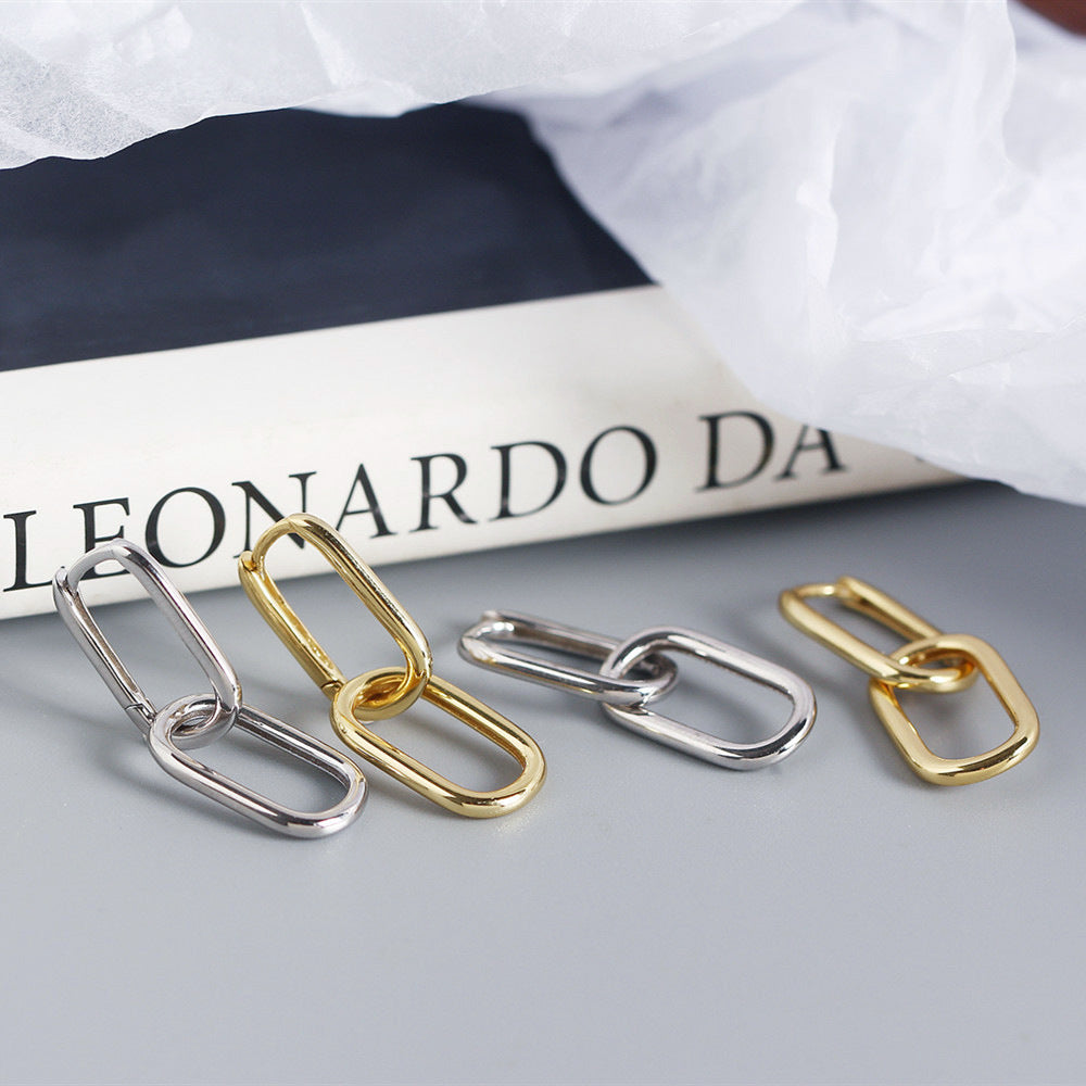 Double Oval Hoops