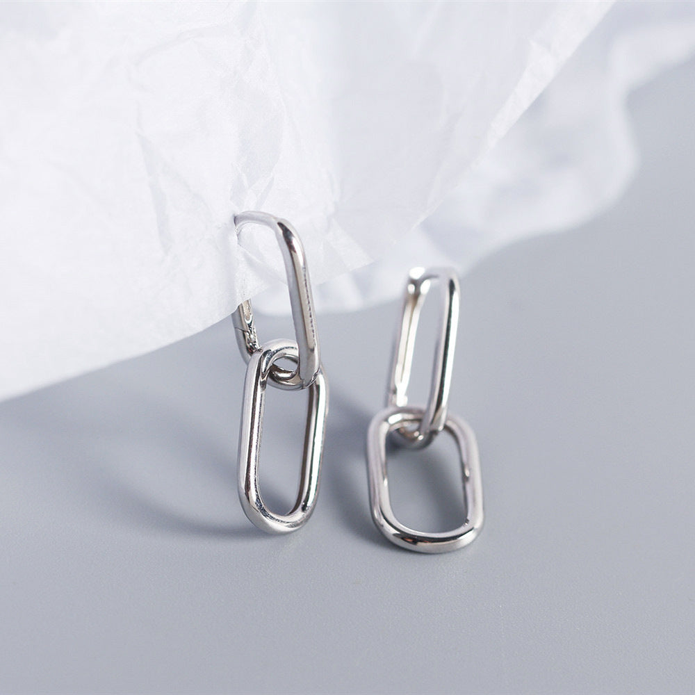 Double Oval Hoops
