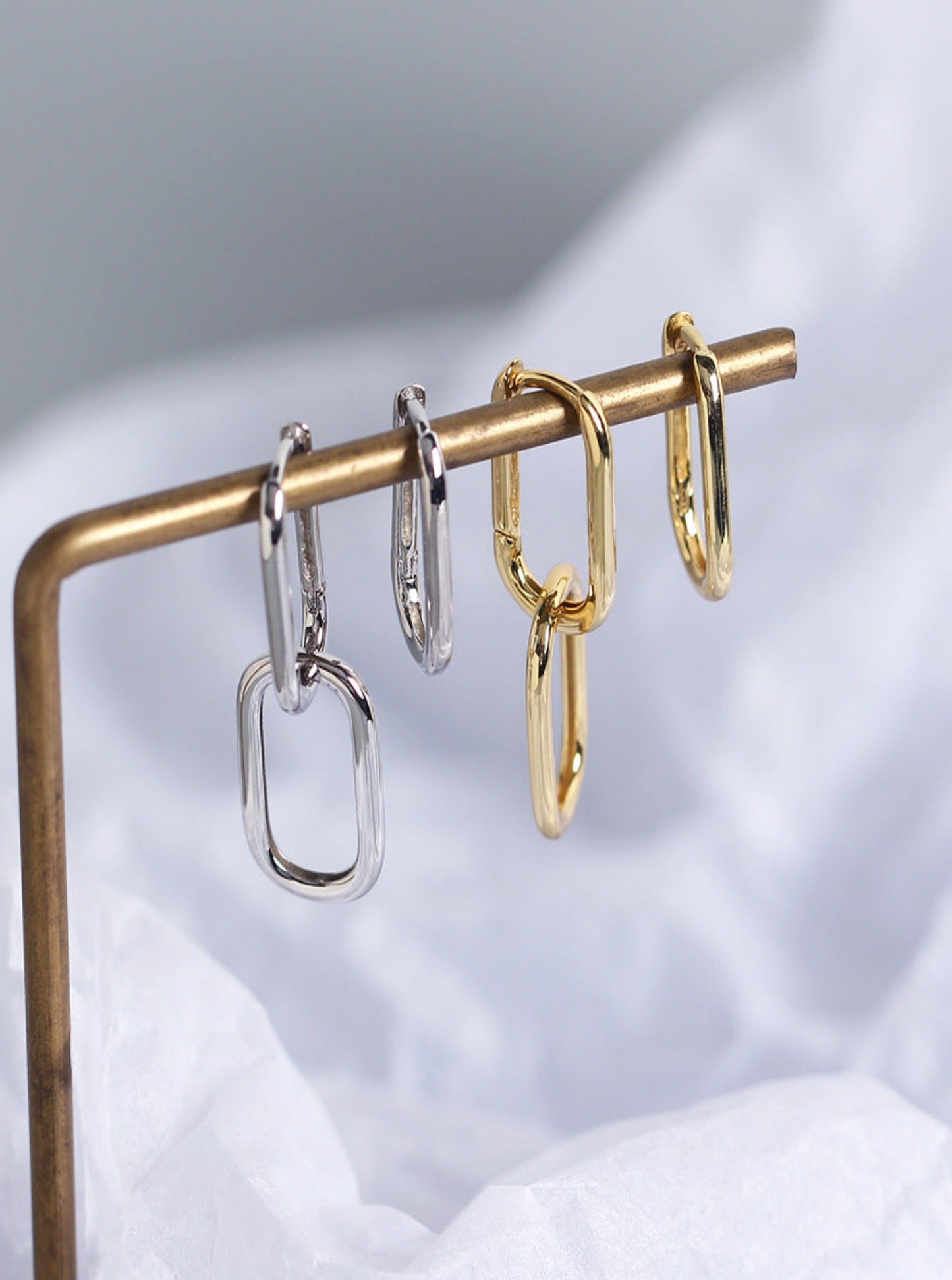 Double Oval Hoops