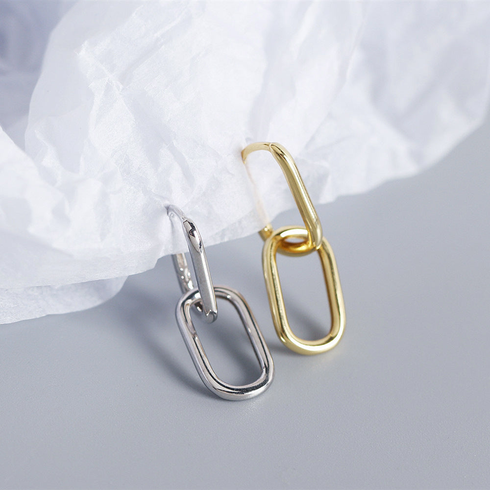 Double Oval Hoops