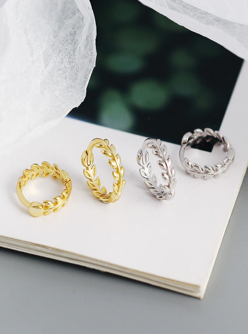 Leaf Hoops