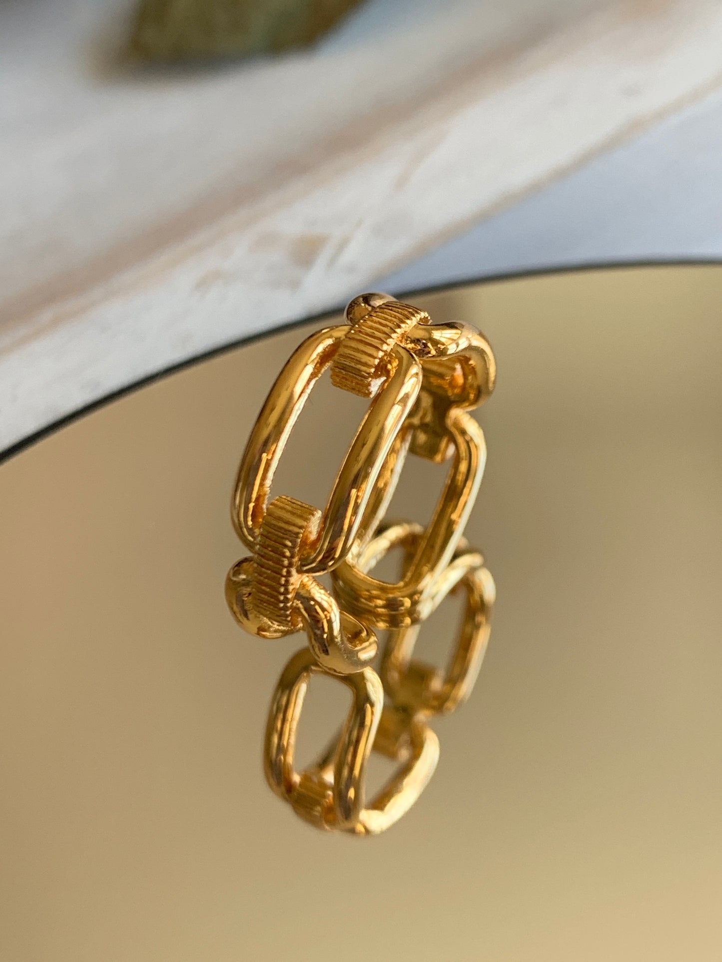 Rectangle Chain Ring
