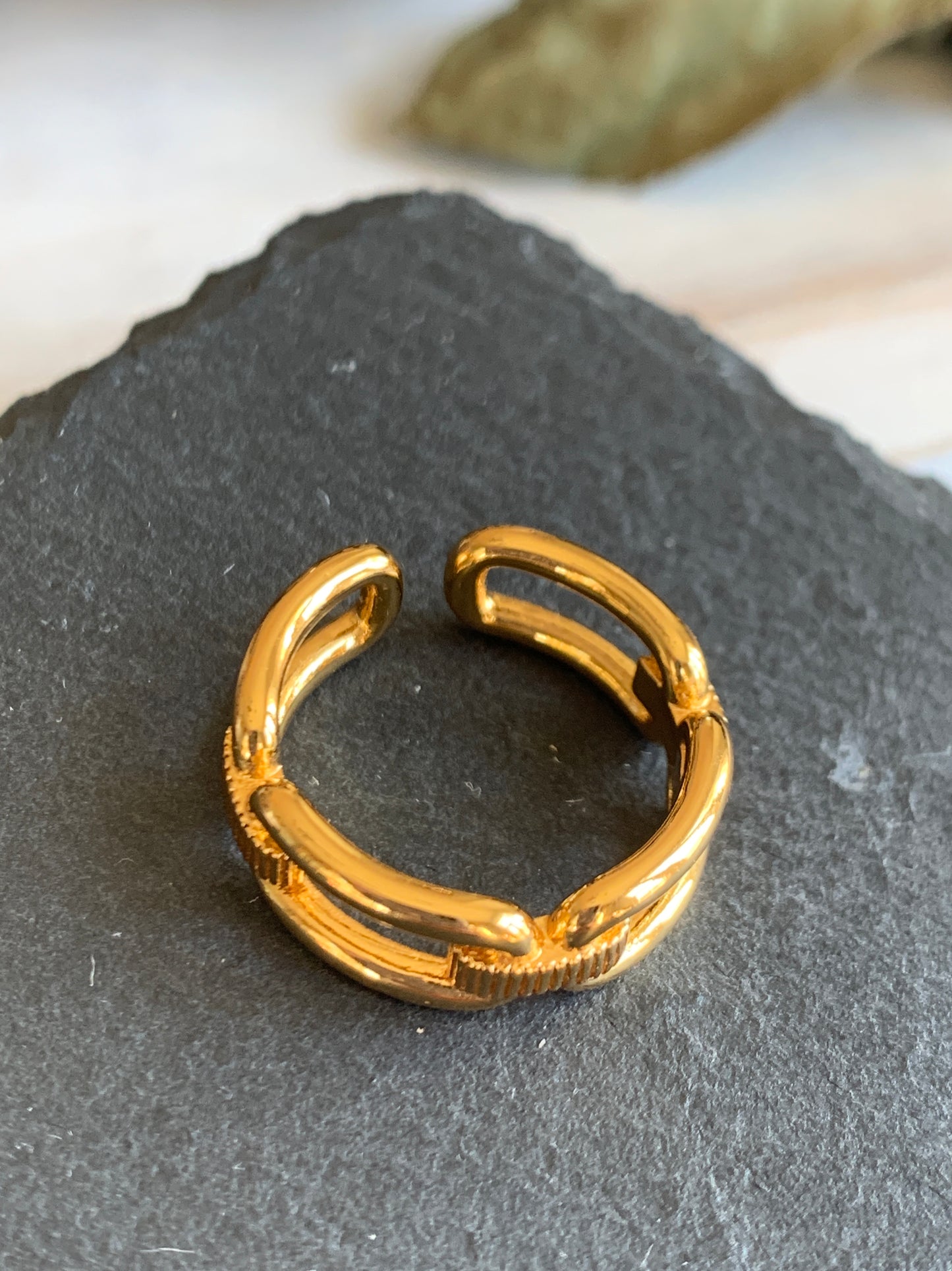Rectangle Chain Ring