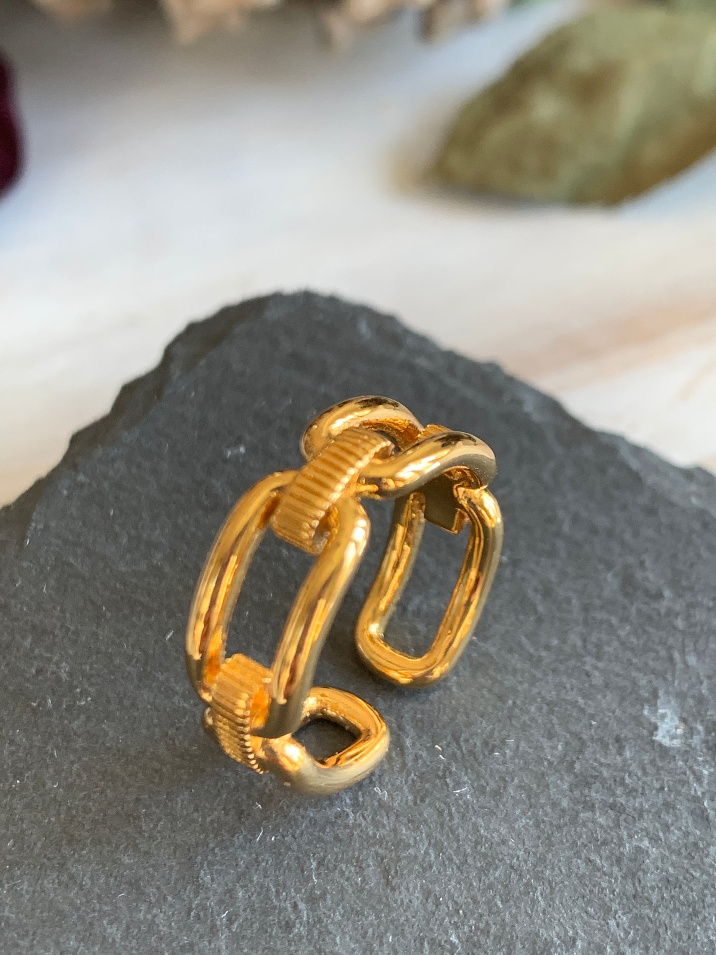 Rectangle Chain Ring