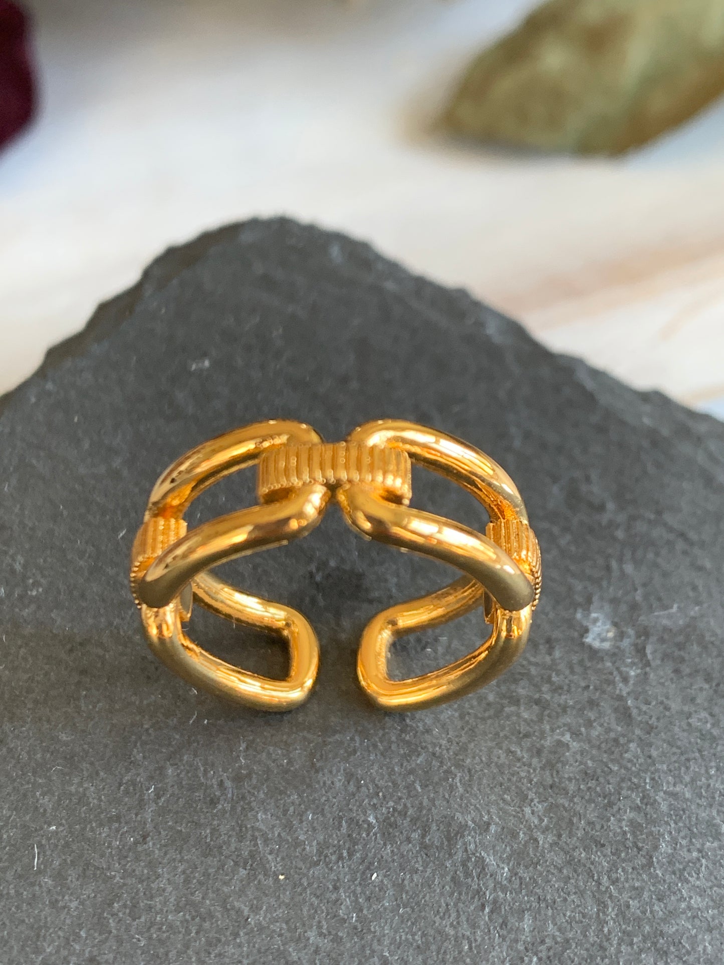 Rectangle Chain Ring