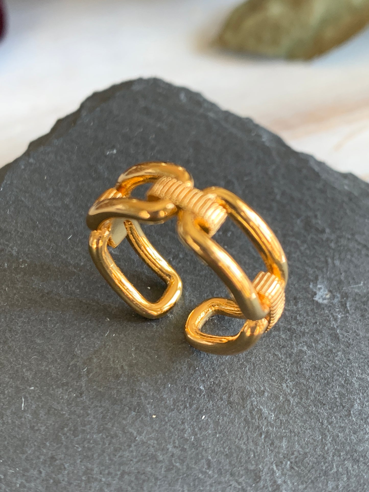 Rectangle Chain Ring