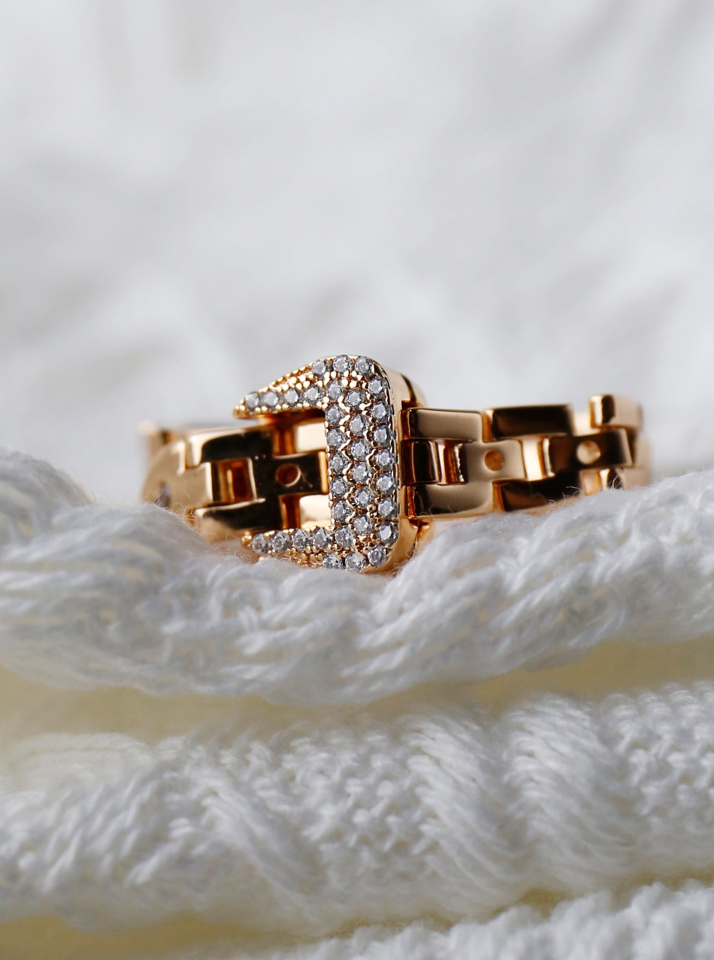 18K Gold Adjustable ring