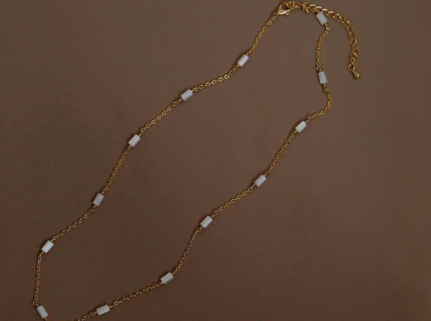 18K Interval Mother-of-pearl Necklace
