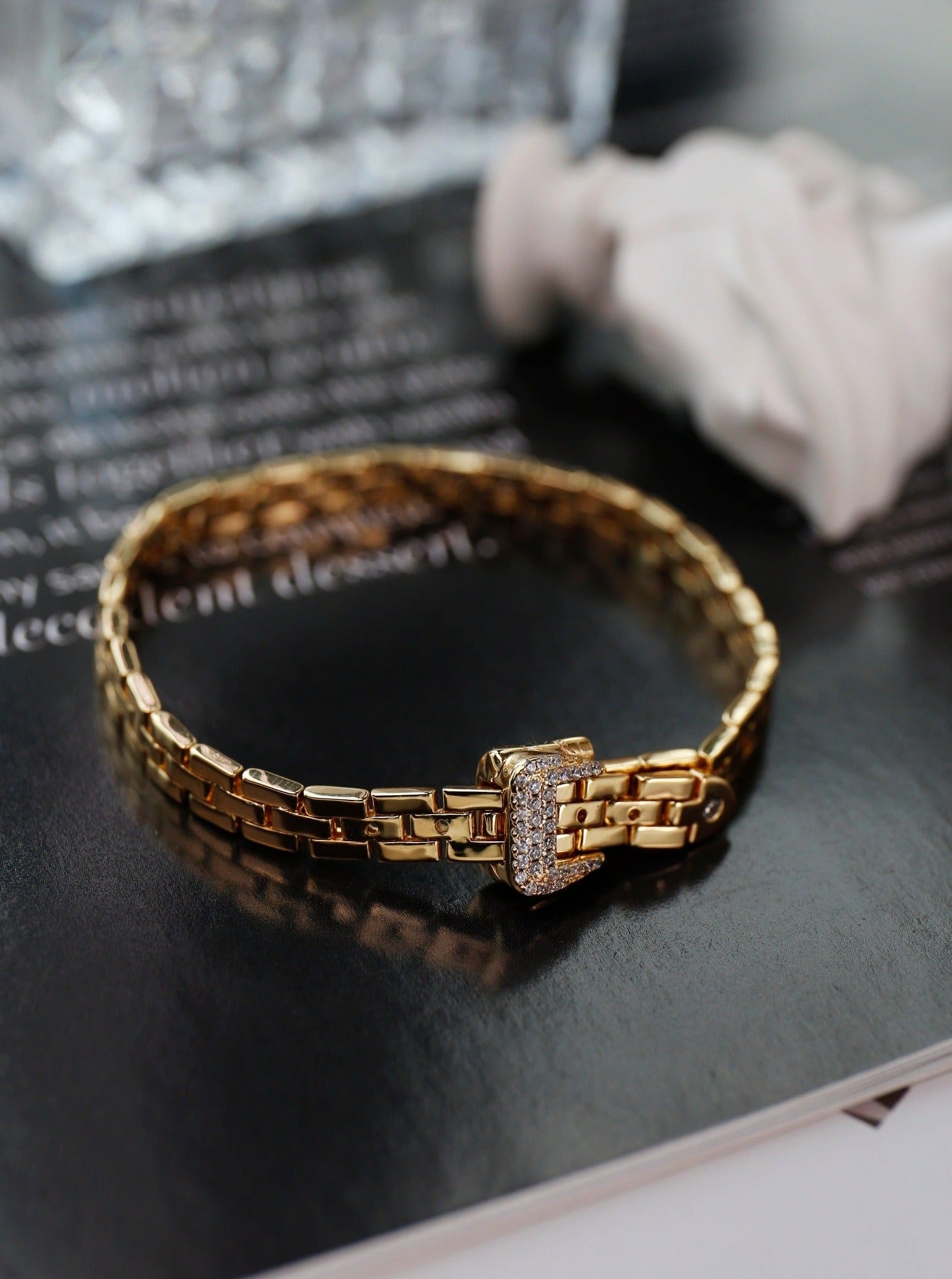 18k Gold Adjustable Bracelet