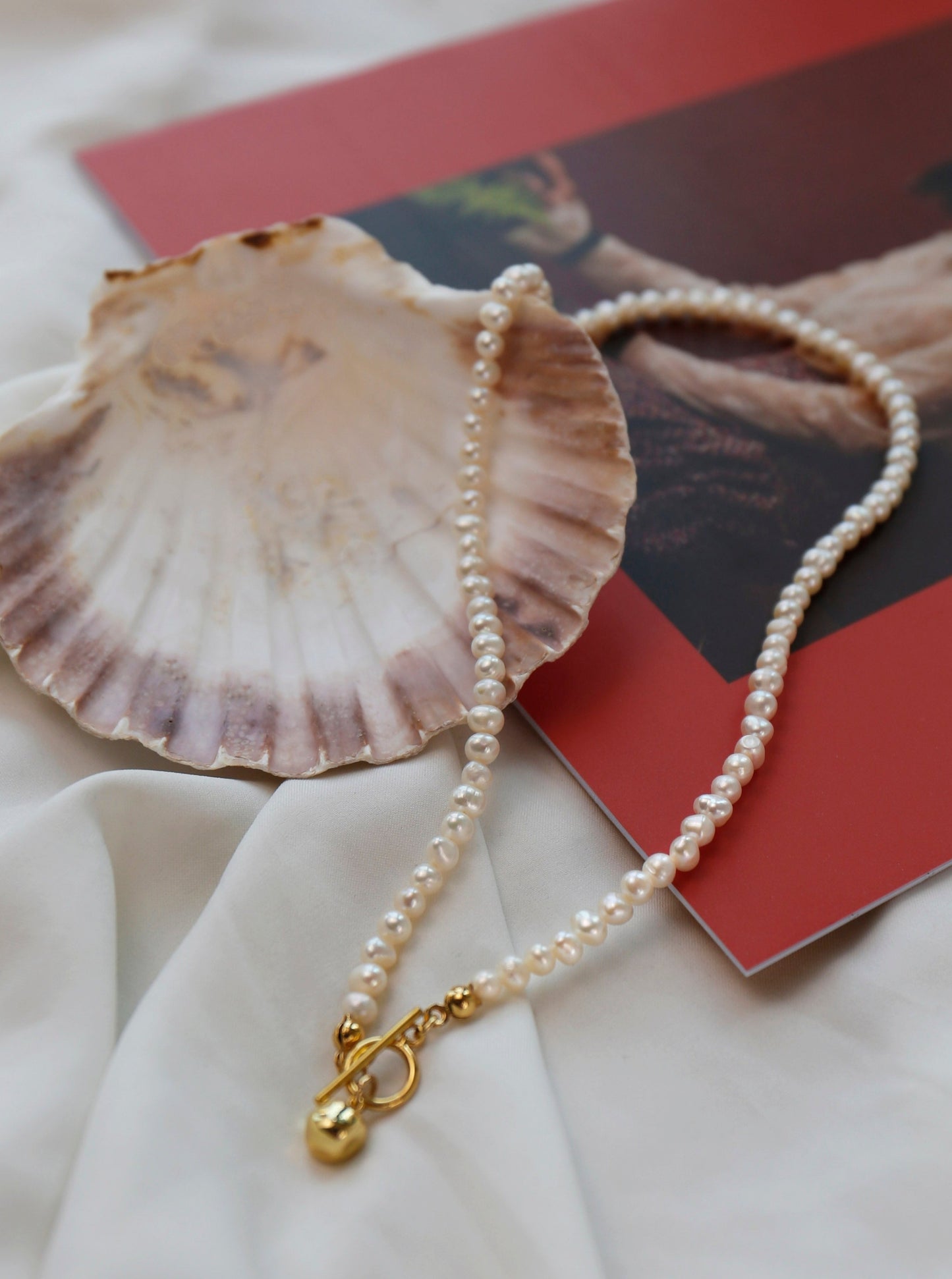 18K Pearl OT Necklace