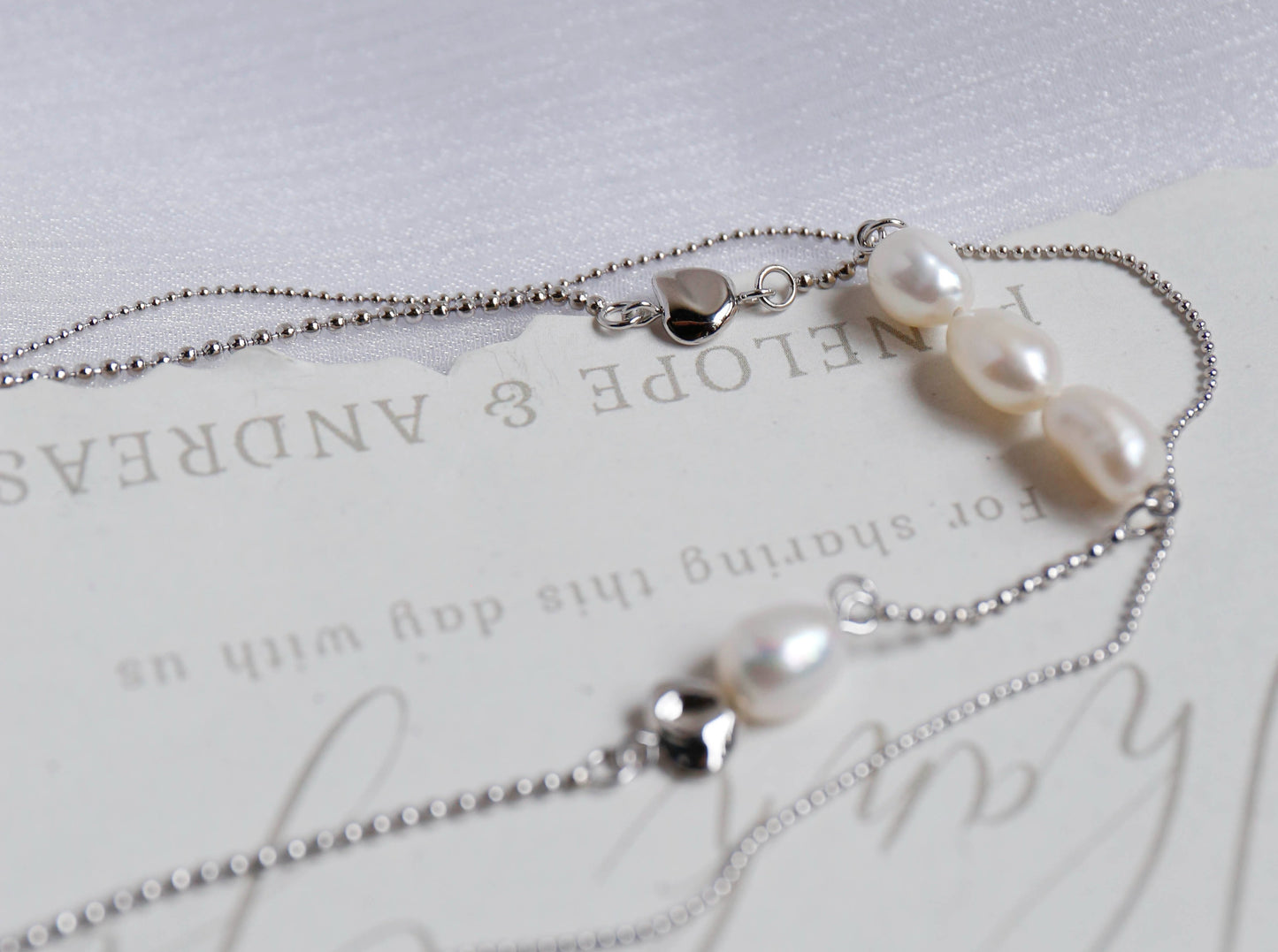 18K Gold Pearl Double-layer Necklace