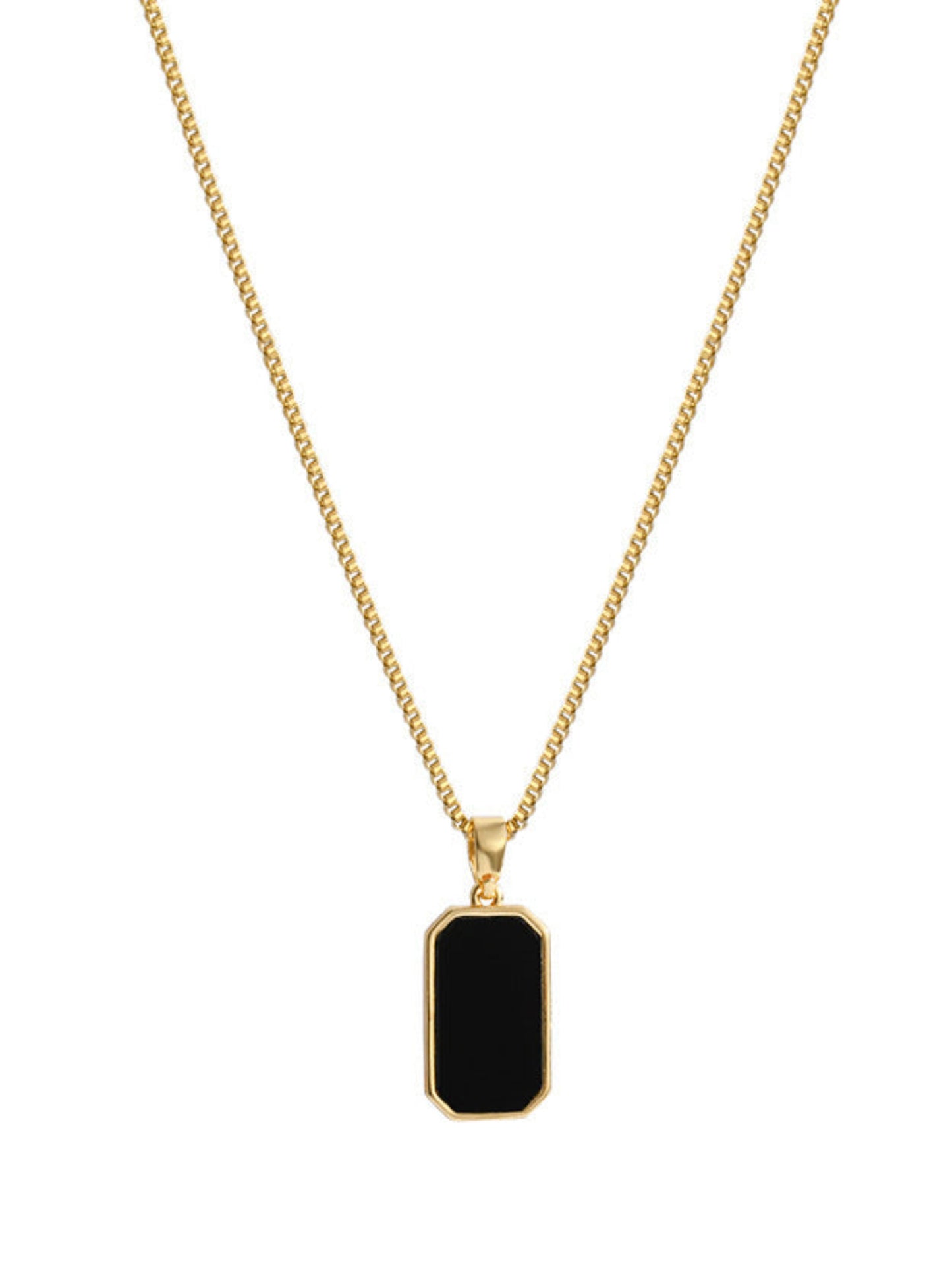Black Dripping Necklace