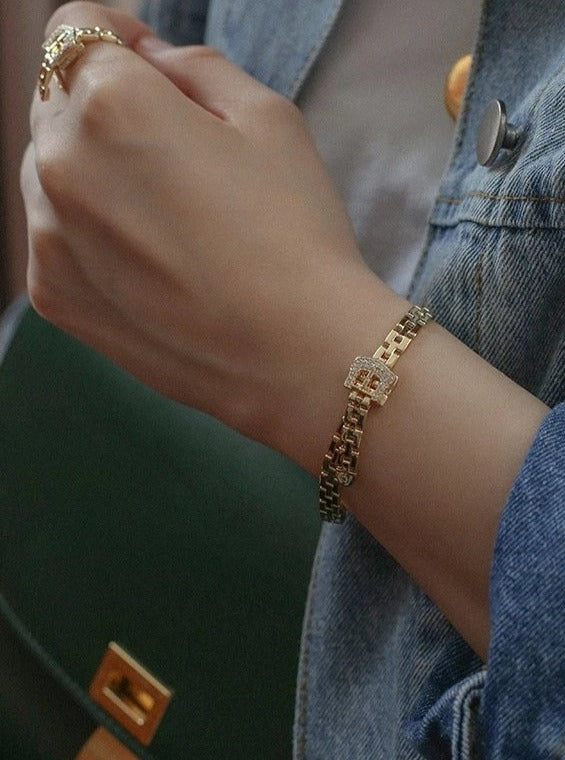 18k Gold Adjustable Bracelet