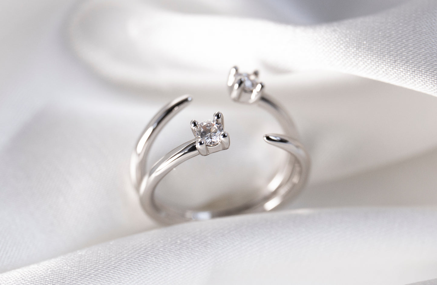 Star and Moon Ring Set